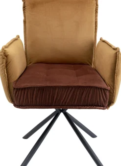 KARE Design Tuolit*Chelsea Tuoli Käsinojilla, Ruskea