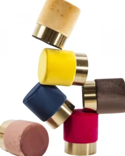 KARE Design Rahit Ja Jakkarat*Cherry Jakkara, Rahi, Mauve/messinki Ø35cm