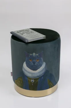 KARE Design Rahit Ja Jakkarat*Cherry Mr. Cat Rahi, Jakkara, Messinki Ø32cm