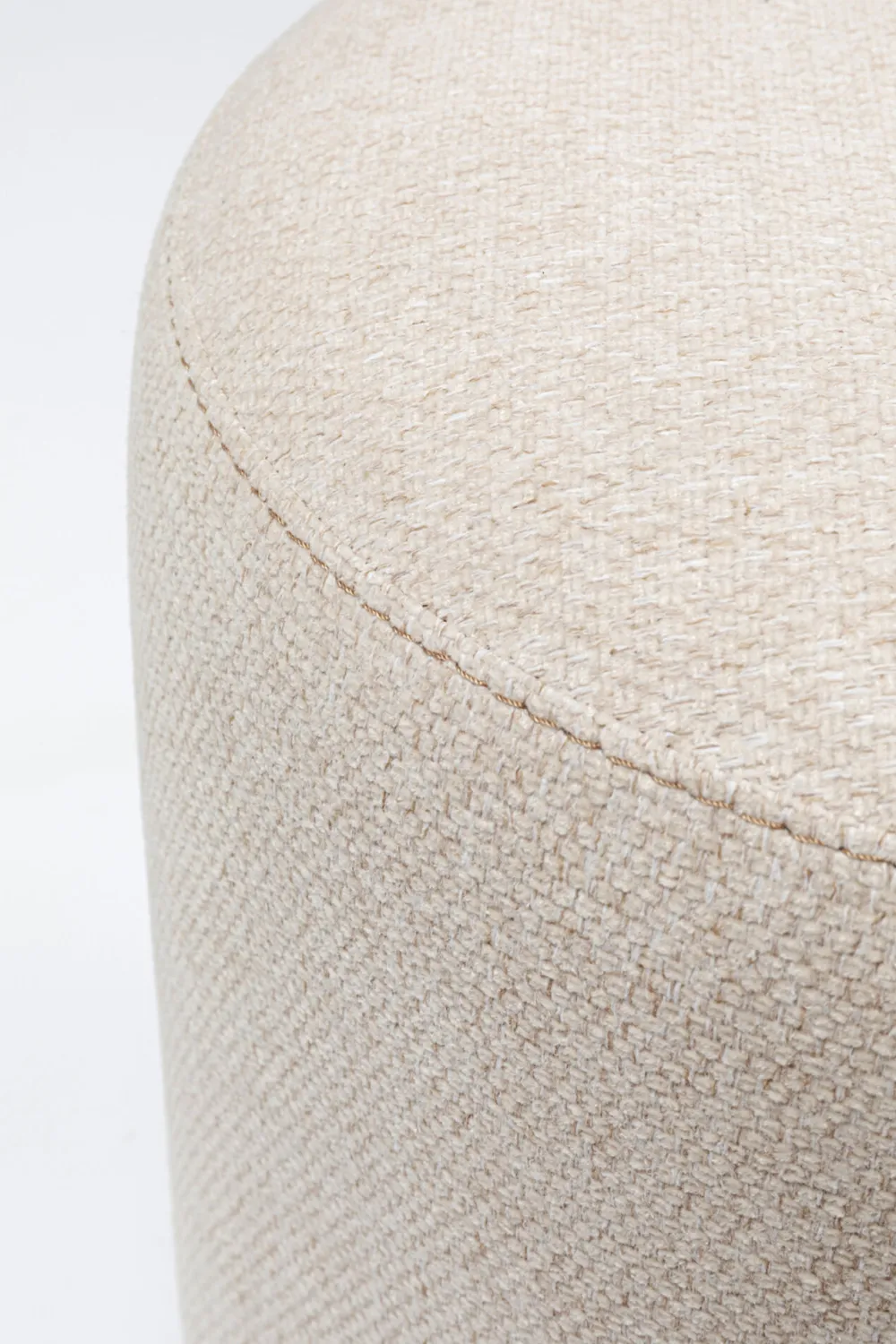 KARE Design Rahit Ja Jakkarat*Cherry Rahi, Jakkara - Kermanvärinen, Musta Ø36cm