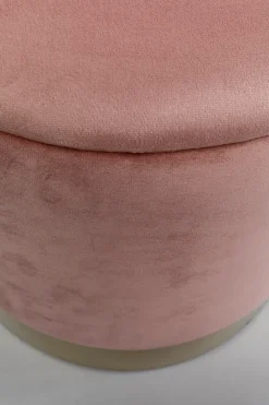 KARE Design Rahit Ja Jakkarat*Cherry Säilytys Jakkara, Roosa, Messinki (2/Setti)