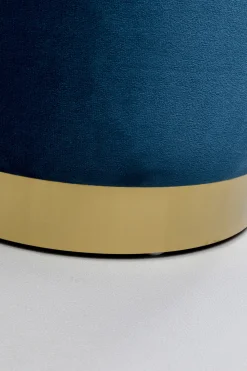 KARE Design Rahit Ja Jakkarat*Cherry Säilytys Jakkara, Sininen, Messinki (2/Setti)