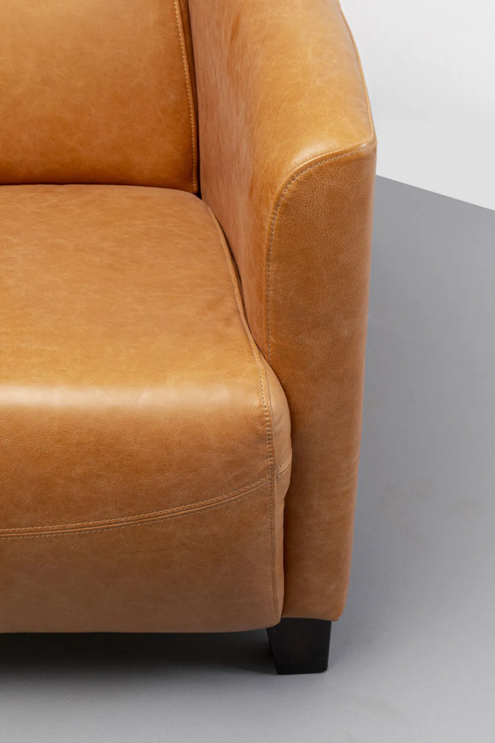 KARE Design Nojatuolit*Cigar Lounge Nojatuoli Nahkaa, Vaalean Ruskea