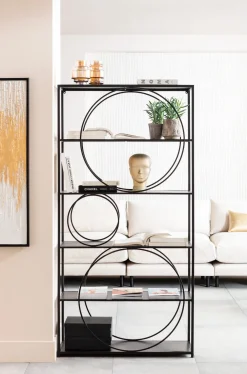 KARE Design Hyllyt*Circle Hylly, Musta 100x200cm