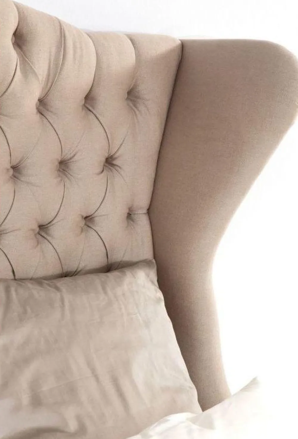 KARE Design Sängyt*City Spirit Linen Natural Sänky 160x200cm