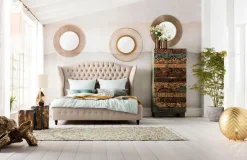 KARE Design Sängyt*City Spirit Linen Natural Sänky 180x200cm