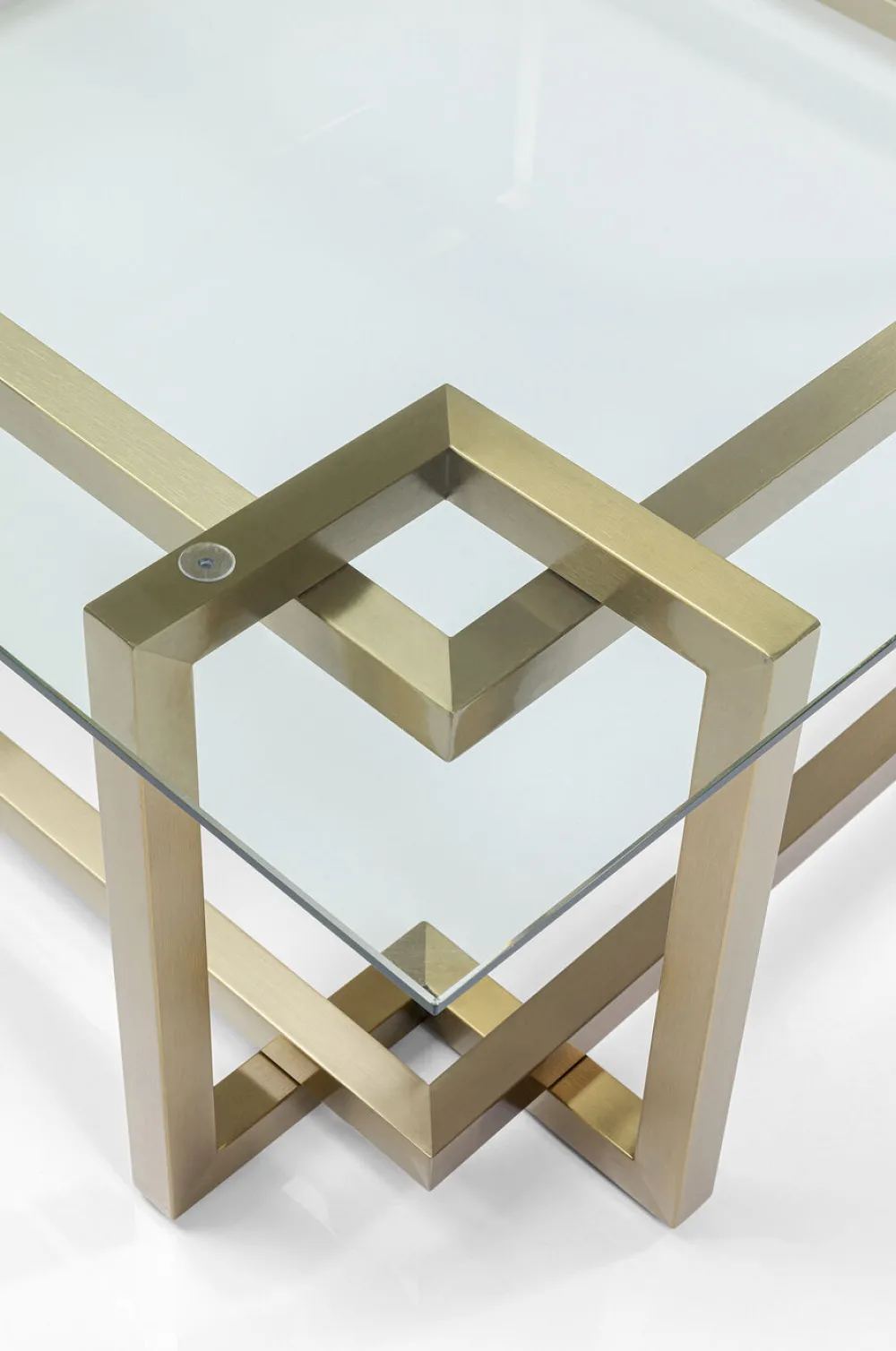 KARE Design Sohvapöydät|Olohuone*Clara Sohvapöytä, Kulta 120x120cm
