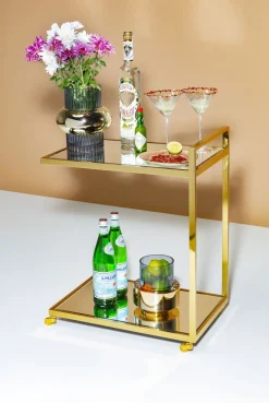 KARE Design Baarit*Classy Tarjoiluvaunu, Kulta