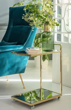 KARE Design Baarit*Classy Tarjoiluvaunu, Kulta