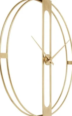 KARE Design Kellot*Clip Gold Seinäkello, Kulta Ø107cm