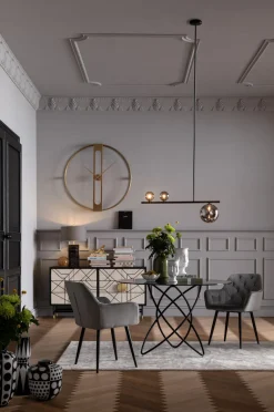 KARE Design Kellot*Clip Gold Seinäkello, Kulta Ø107cm