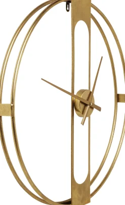 KARE Design Kellot*Clip Gold Seinäkello, Kulta Ø60cm