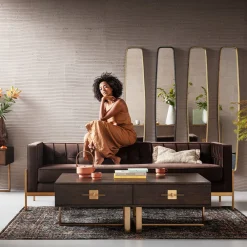 KARE Design Peilit*Clip Peili, Musta 32x177cm