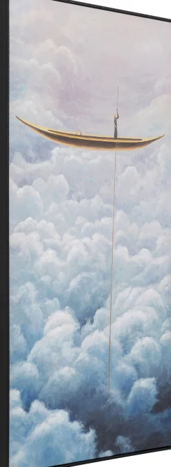 KARE Design Taulut|Olohuone*Cloud Boat Kehystetty Taulu 60x120cm