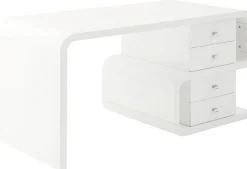 KARE Design Työpöydät*Club Snake Työpöytä, Toimistopöytä, Valkoinen 150x70cm