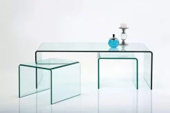 KARE Design Sohvapöydät*Club Sohvapöytä, Kirkas (3/Setti)