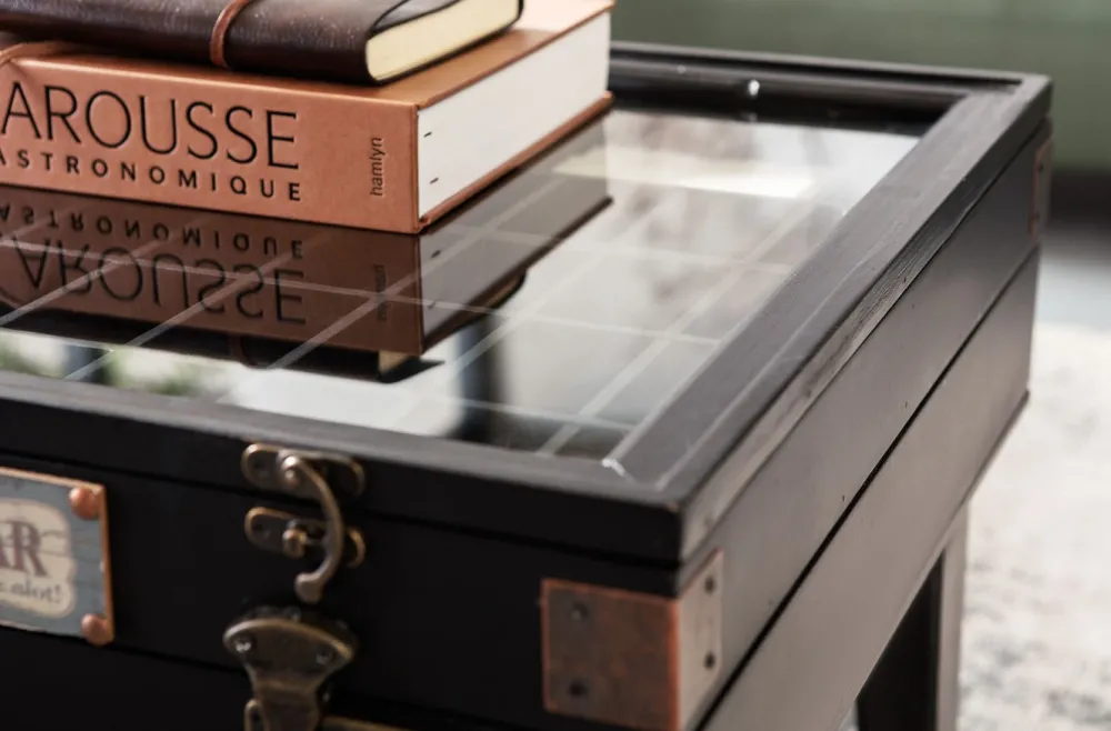 KARE Design Sohvapöydät*Collector Sohvapöytä, Musta 122x55cm