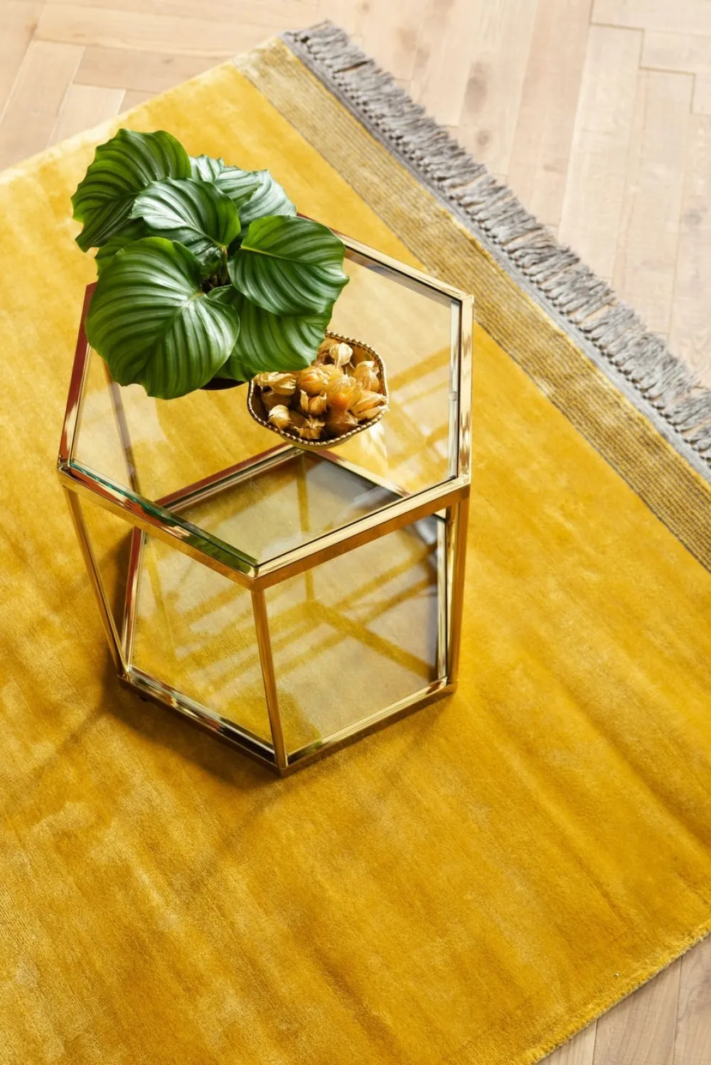 KARE Design Sohvapöydät*Comb Sivupöytä Kulta 55cm