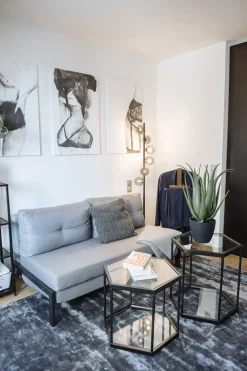 KARE Design Sohvapöydät*Comb Sivupöytä, Musta 55cm