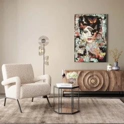 KARE Design Sohvapöydät*Comb Sivupöytä, Musta 55cm