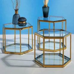 KARE Design Sohvapöydät*Comb Sohvapöytä Kulta 45cm