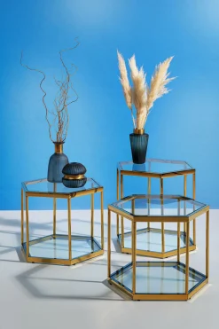 KARE Design Sohvapöydät*Comb Sohvapöytä Kulta 45cm