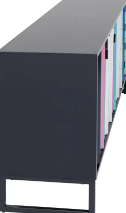 KARE Design Senkit|Olohuone*Concertina Senkki, Sivupöytä - Colore, Monivärinen 186x74cm