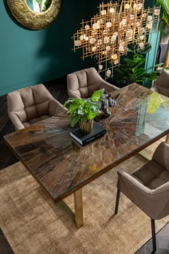 KARE Design Pöydät*Conley Pöytä, Messinki 180x90cm