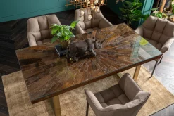 KARE Design Pöydät*Conley Pöytä, Messinki 180x90cm