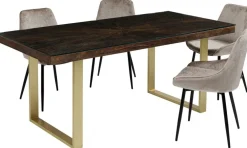 KARE Design Pöydät*Conley Pöytä, Messinki 180x90cm