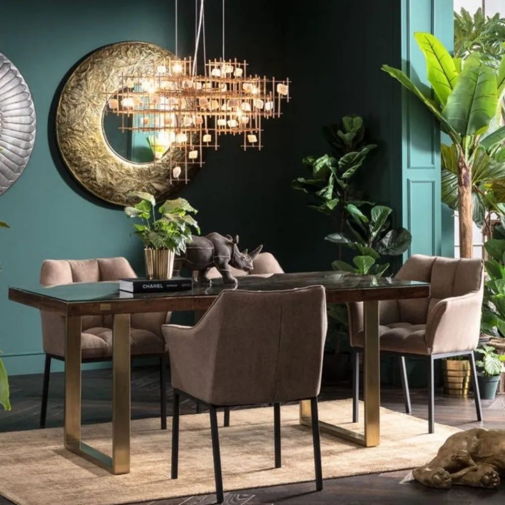 KARE Design Pöydät*Conley Pöytä, Messinki 160x80cm