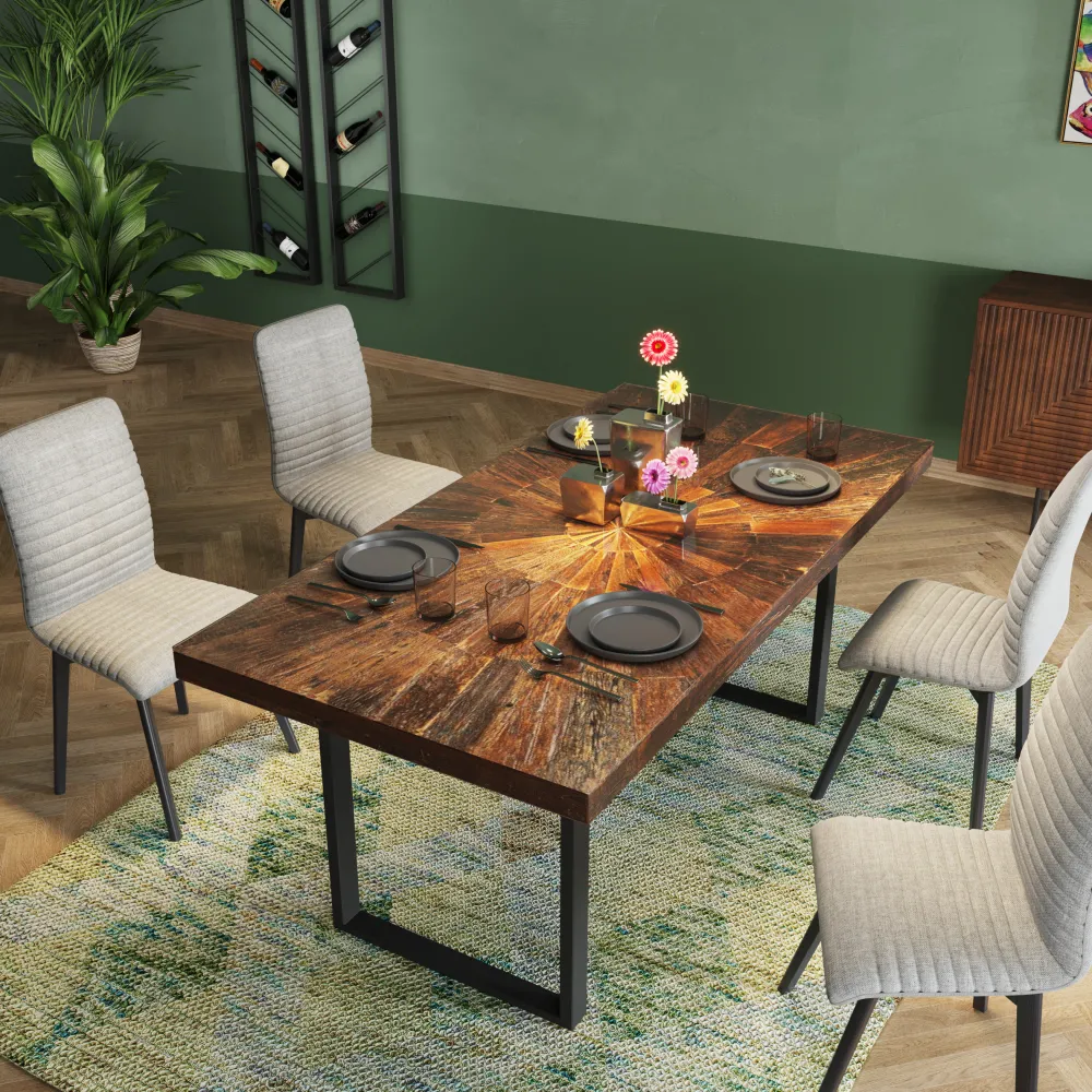 KARE Design Pöydät*Conley Pöytä, Musta 180x90cm