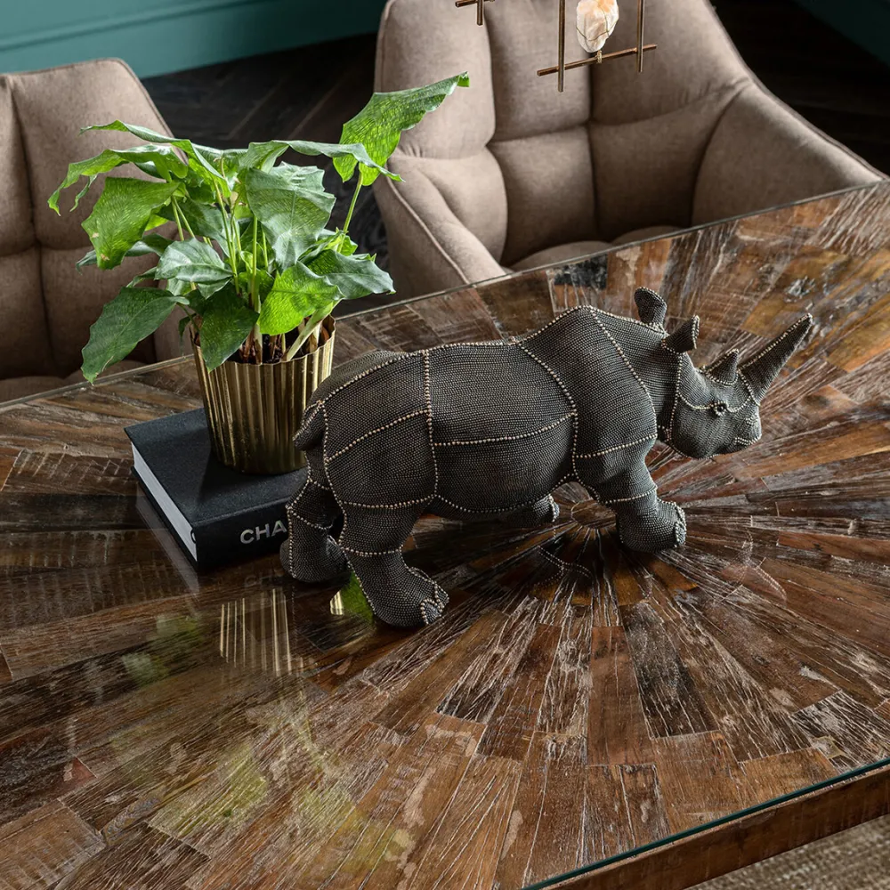 KARE Design Pöydät*Conley Pöytä, Raaka, Rouhe Metalli 180x90cm