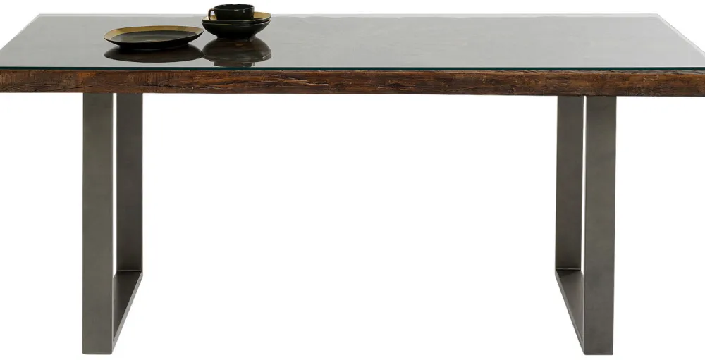 KARE Design Pöydät*Conley Pöytä, Raaka, Rouhe Metalli 180x90cm