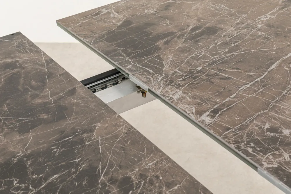 KARE Design Pöydät*Connesso Jatkettava Ruokapöytä, Keraaminen Pöytälevy 200(+60)x100cm