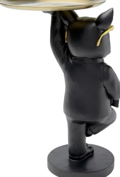 KARE Design Sohvapöydät|Olohuone*Cool Bulldog Sivupöytä, Tarjotin, Musta 34x55cm