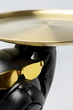 KARE Design Sohvapöydät|Olohuone*Cool Bulldog Sivupöytä, Tarjotin, Musta 34x55cm