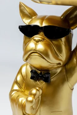 KARE Design Sohvapöydät|Olohuone*Cool Bulldog Sivupöytä, Tarjotin, Kulta 34x55cm