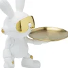 KARE Design Koriste-Esineet*Cool Bunny Tray Koriste-esine, Pieni Tarjotin 27cm