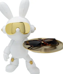 KARE Design Koriste-Esineet*Cool Bunny Tray Koriste-esine, Pieni Tarjotin 27cm