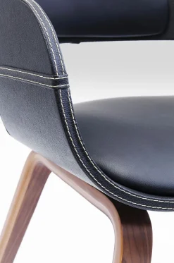 KARE Design Tuolit*Costa Walnut Tuoli Käsinojilla, Pähkinä