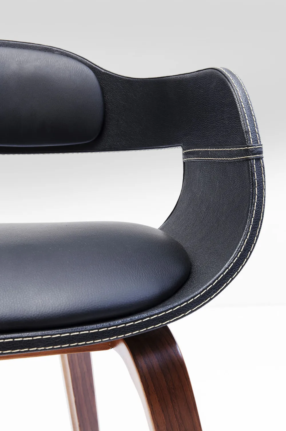 KARE Design Tuolit*Costa Walnut Tuoli Käsinojilla, Pähkinä