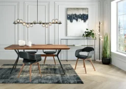 KARE Design Tuolit*Costa Walnut Tuoli Käsinojilla, Pähkinä