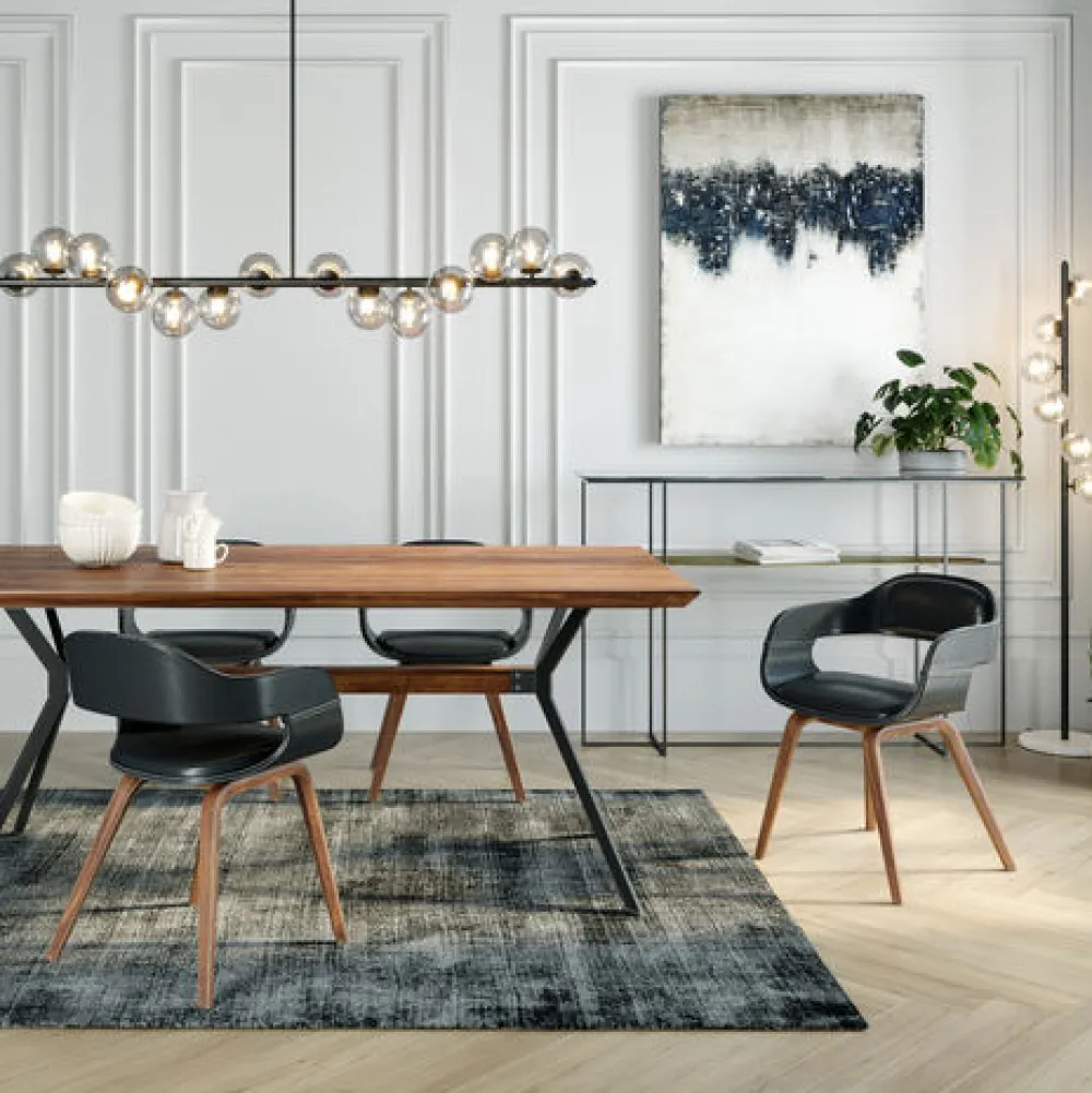 KARE Design Tuolit*Costa Walnut Tuoli Käsinojilla, Pähkinä