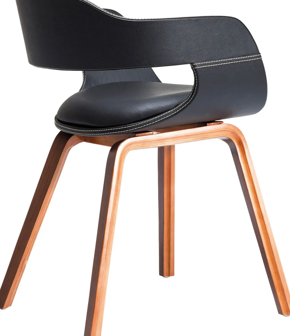 KARE Design Tuolit*Costa Walnut Tuoli Käsinojilla, Pähkinä