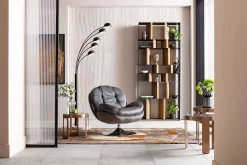 KARE Design Nojatuolit*Cosy Grey Pyörivä Nojatuoli, Harmaa