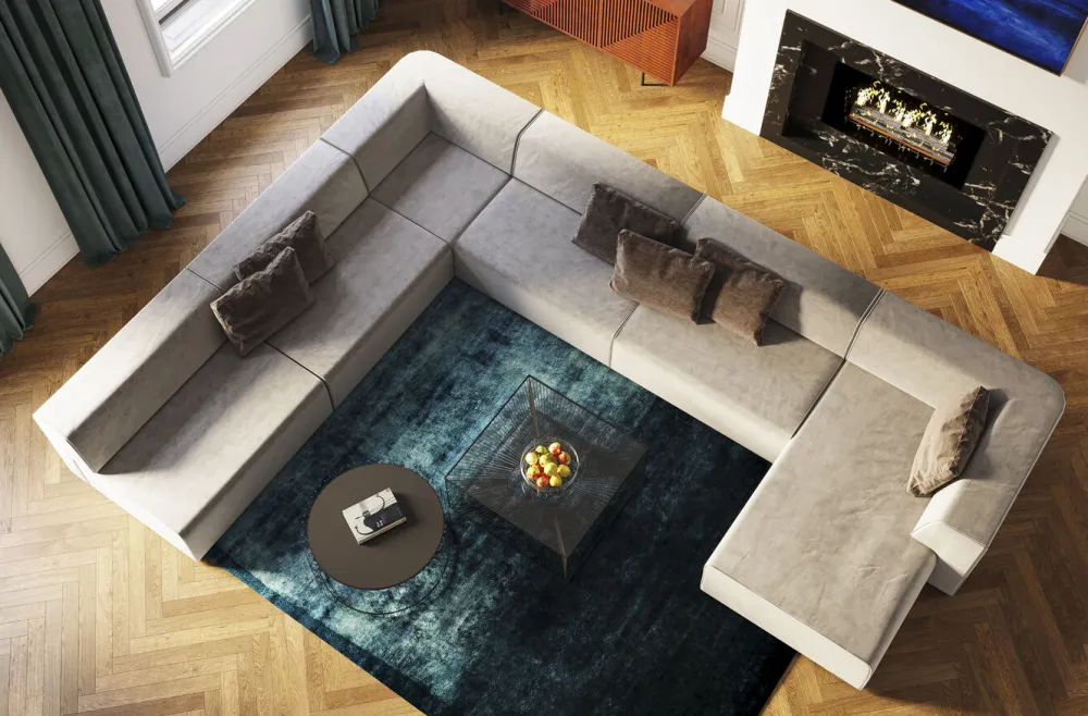 KARE Design Matot*Cosy Ocean Matto 170x240cm