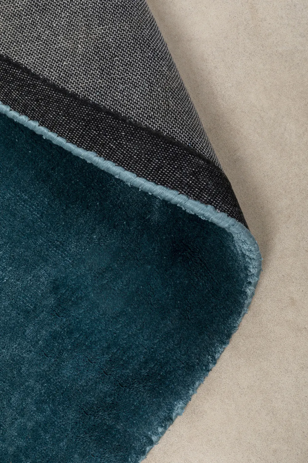 KARE Design Matot*Cosy Ocean Pyöreä Matto, Merensininen Ø200cm