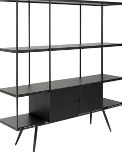 KARE Design Hyllyt*Cosy Sixties Hylly Musta 180x183cm