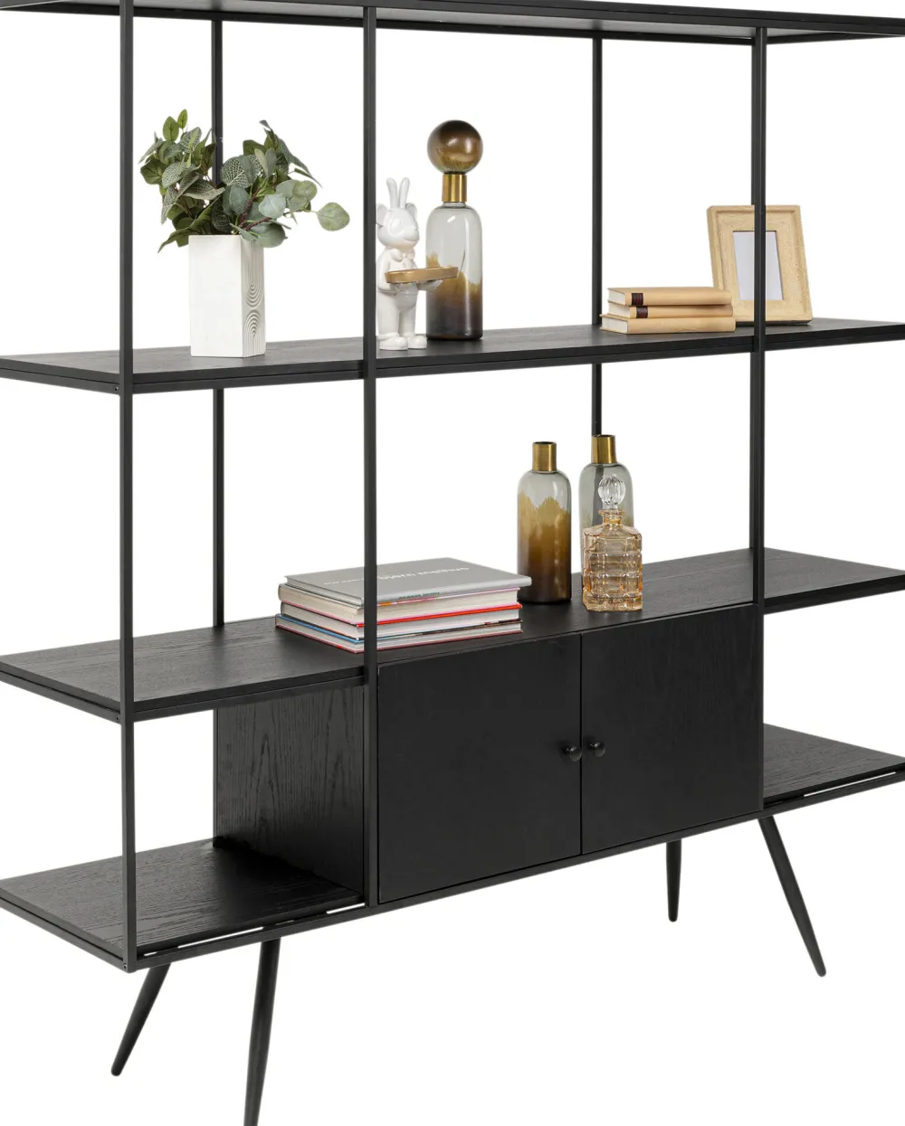 KARE Design Hyllyt*Cosy Sixties Hylly Musta 180x183cm